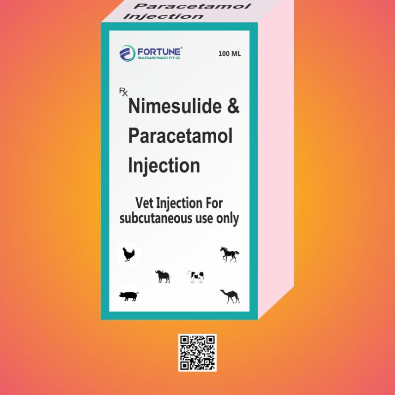 Nimesulide Paracetamol Vet Injection