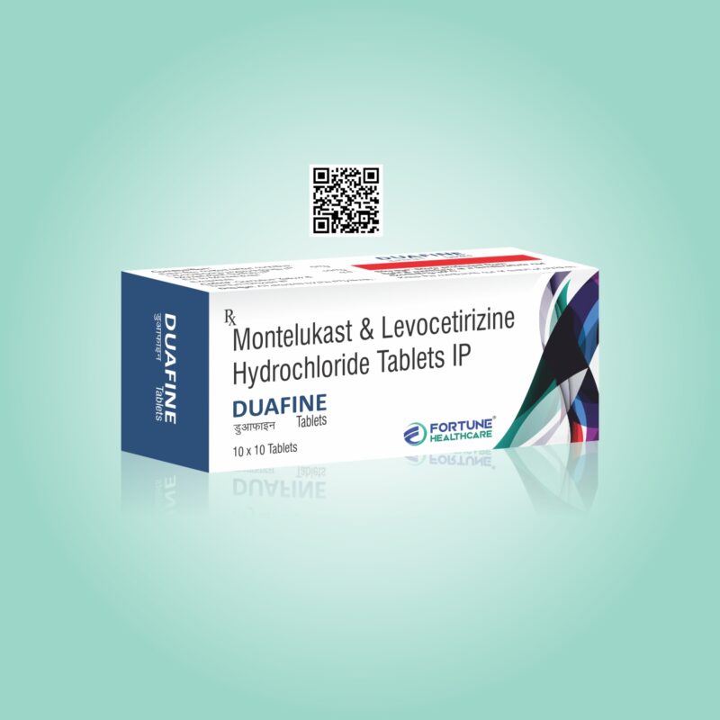 DUAFINE Montelukast and Levocetirizine Hydrochloride Tablet